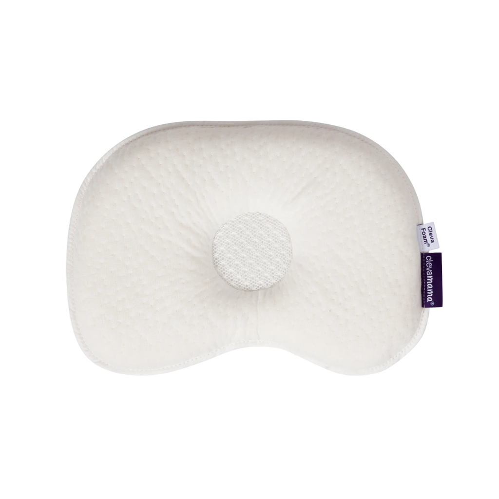 ClevaFoam infant pillow on transparent background.