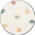 ClevaMama mushroom pattern swatch